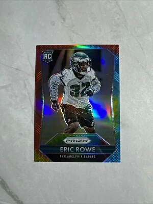 2015 PANINI PRIZM ERIC ROWE ROOKIE RC /25 TIE-DYE EAGLES No.238 - Image 1 of 3