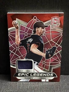 2021 Panini Spectra Epic Legends Randy Johnson Game Used Patch Pink Prizm /20 - Picture 1 of 2