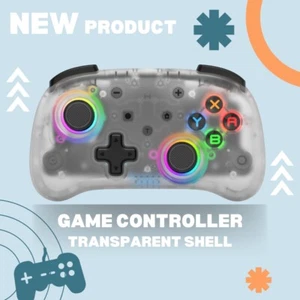 Gamepad Inalámbrico para Interruptor Joystick Metal Botón Cristal Controlador de Juego - Imagen 1 de 26