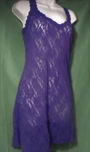NEW HANKY PANKY 485214X SIGNATURE MADE IN USA EPUR PLUS SIZE LACE CHEMISE 3X - Picture 1 of 1