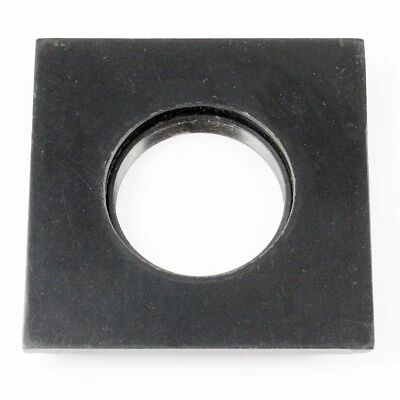 Маленький бакелит 2,5 x 2,5 дюйма Плата объектива с тонкой резьбой 32 мм Flange - Изображение 1 из 2