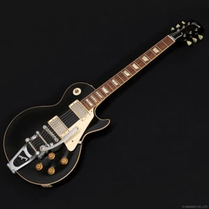 Gibson Custom Shop 1957 Les Paul Standard Reissue VOS Ebony w/Bigsby E.Guitar - Picture 1 of 9