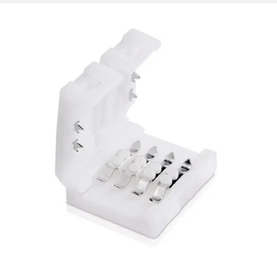 5 Giunti Corti Connettore per Striscia a LED 5050 RGB Strisce PCB LIFE 10 mm - Immagine 1 di 2