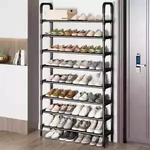 Shoe Rack Organizer Storage Pairs Shoes Shelves Space 8Tier Standing 30x60x146cm - Picture 1 of 10