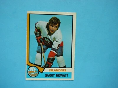 1974/75 O-PEE-CHEE NHL HOCKEY CARD #375 GARRY HOWATT ROOKIE EX+ EX/NM SHARP OPC  - Image 1 of 2