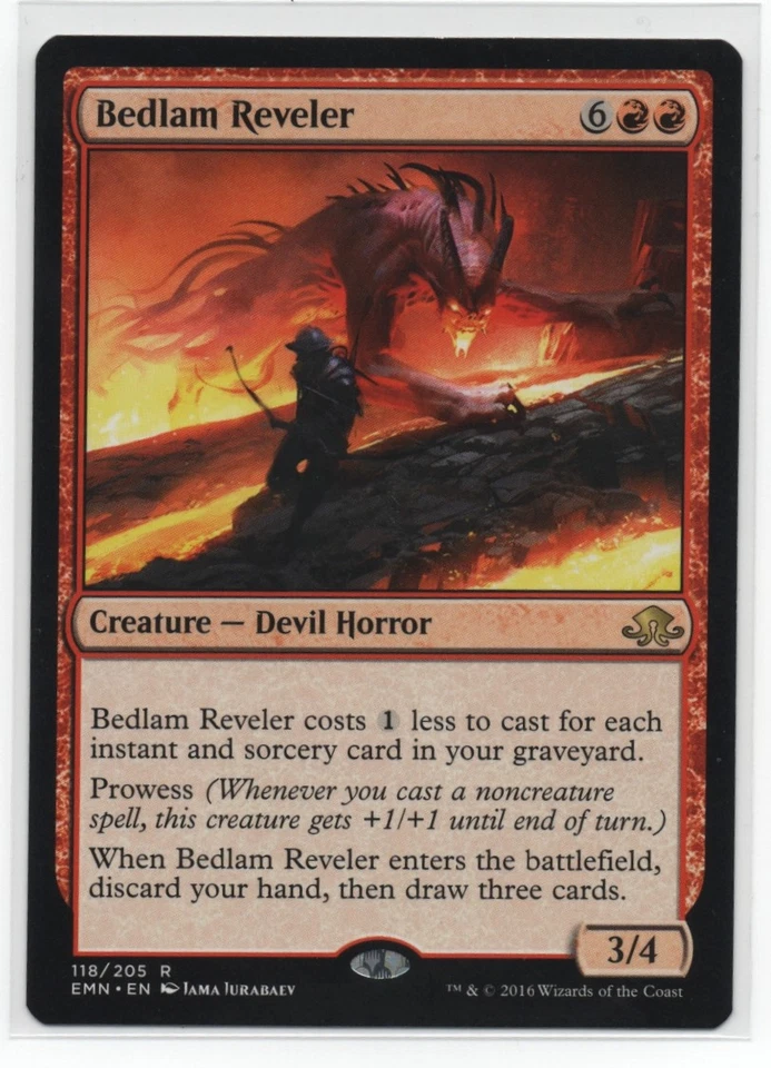 Bedlam Reveler MTG Eldritch Moon English NM Flat Shipping - Image 1 of 1