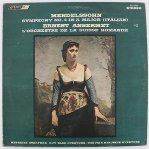 Ansermet Conducts Mendelssohn, L'Orchestre Suisse Romande 1965 LP Record CS 6436 - Picture 1 of 20