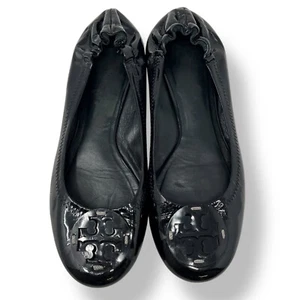 Tory Burch Reva Ballet Flats Womans 9 M Black - Picture 1 of 11