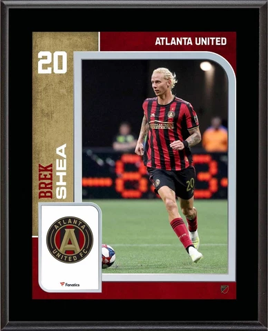 Brek Shea Atlanta United FC 10.5" x 13" Sublimated Player Plaque Cover