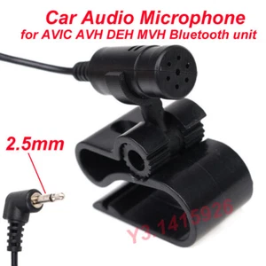 Car Audio Microphone 2.5mm plug Mic for Pioneer AVIC AVH DEH MVH Bluetooth units - Picture 1 of 7