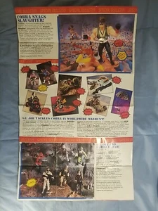 G I Joe Wrestling Advertising Brochure Cobra Commander Sergeant Slaughter WWF - Picture 1 of 2