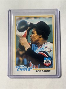 1978 Topps Rod Carew #580 Minnesota Twins LOW GRADE