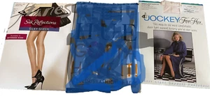 LOT OF 2 VINTAGE NEW IN PKGS WOMENS PANTY HOSE/STOCKINGS-HANES, & JOCKEY - Picture 1 of 9