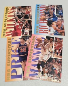 1993-1994 FLEER BASKETBALL NBA SUPERSTARS 16 CARDS LOT - Picture 1 of 10