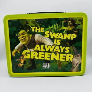 SHREK - Large Tin Tote / Metal Lunch Box - Classic Dreamworks Movie NWOT (2) - Picture 1 of 9