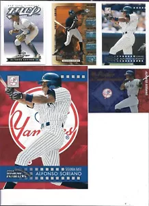 ALFONSO SORIANO LOT (6) SCOUT'S CHOICE, ESTRELLAS ALL STAR, MVP, (2) POSTERS - Picture 1 of 2