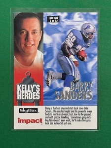 1993 Skybox Impact Football Barry Sanders Emmitt Sanders #5 of 12 Magics Kingdom - Picture 1 of 2