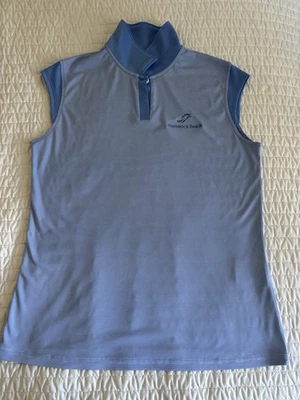 Camisa polo de golf FootJoy sin mangas M para mujer hamaca playa delfines bordada Foto 1 de 4