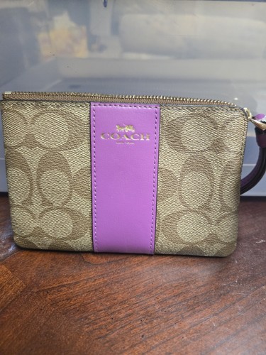 Bracciale Coach kaki e viola 4x6