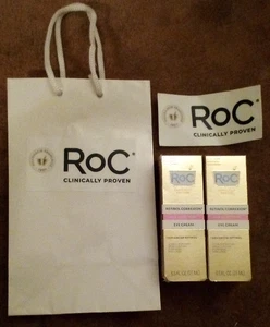 Lote de dos cremas suavizantes para ojos línea correctora de retinol Roc 0,5 OZ. - Imagen 1 de 1