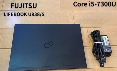 Fujitsu Lifebook U938/S Intel Core i5-7300U 2.6GHz RAM 8GB SSD 256GB Win 10 Pro - Imagen 1 de 4