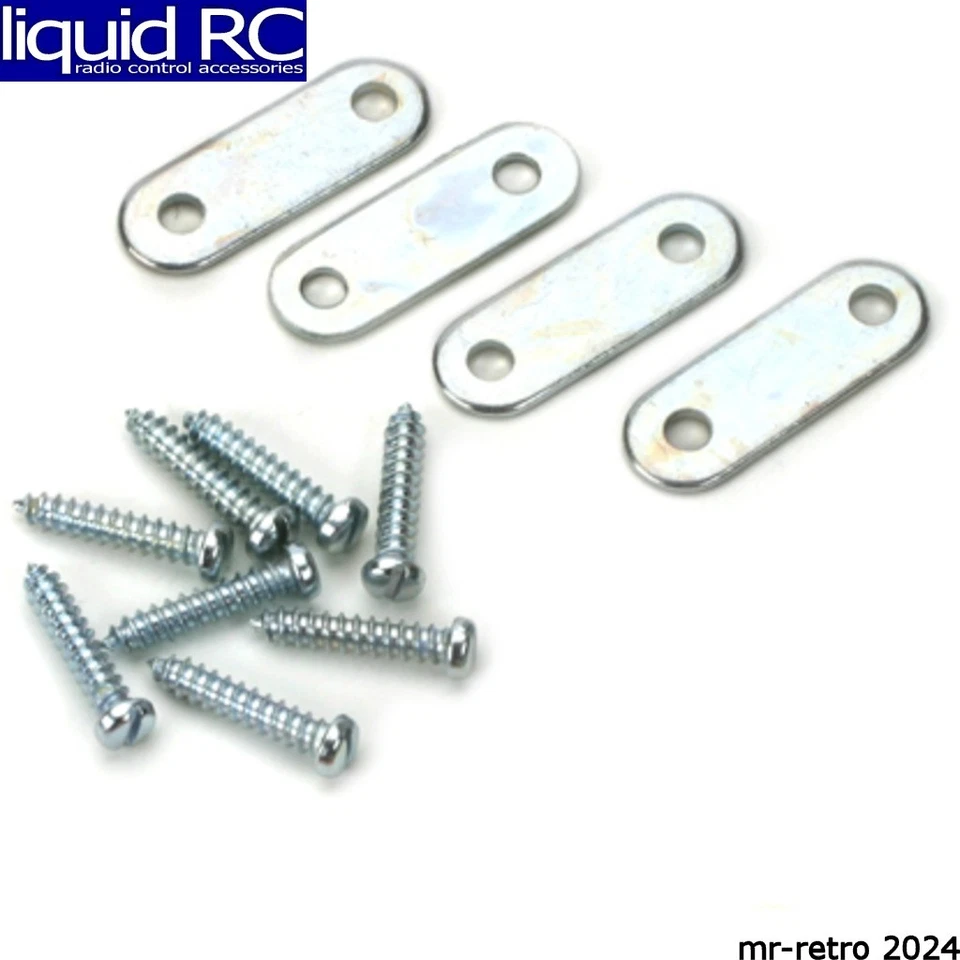 DuBro 158 Steel Landing Gear Straps 4 PK Dub158