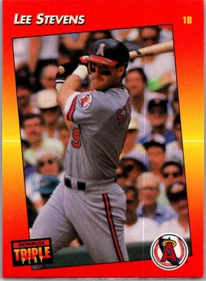 Triple Play Lee Stevens #119 California Angels 1992 Foto 1 de 2