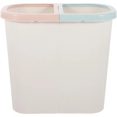  Mülleimer Küche 2 Fächer Doppel Küchenmüll Kann Büromüll Können Teilig - Bild 1 von 4