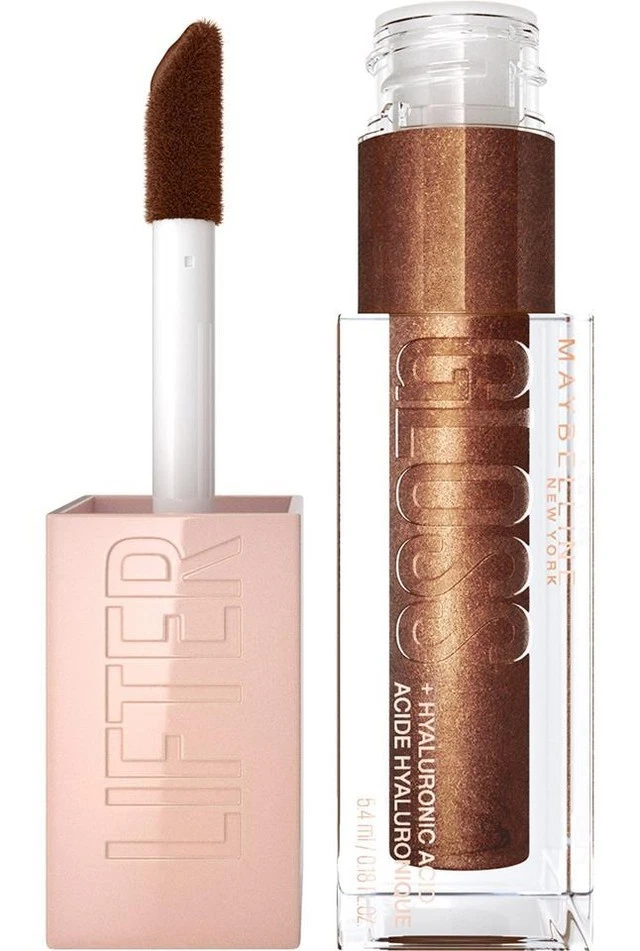 Maybelline New York Colorama Lipgloss In Nude Is Chic – 5 Ml, Glänzend Mit Glitzerpartikeln