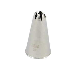 JEM #35 CLOSED STAR Steel Icing Piping Decorating Nozzle Tip Tube Fondant - Picture 1 of 1