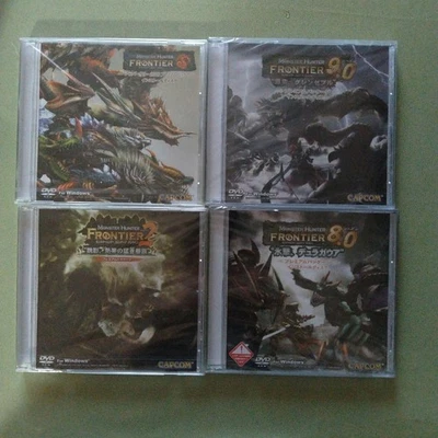 Monster Hunter Frontier Premium Package Install Disc Set of 4 Rare Japan Import - Image 1 of 4