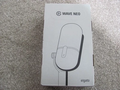Brand New Elgato Wave Neo Microphone USB-C to USB-A Gaming Streaming 10MAI9901 - Image 1 of 4