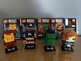 LEGO Brickheadz Marvel Avengers: Iron Man, Captain America, Hulk, Black Widow