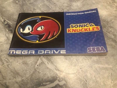 Sonic & knuckles manual only for sale - Image 1 of 2