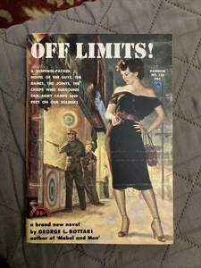 Sleaze gga digest Vintage Pb, Off Limits by Bottari, Rainbow 130, 1953, NF - Picture 1 of 6