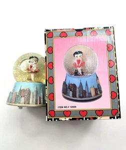 Betty Boop Schneekugel I Wanna Be Loved By You Vintage Sammlerkugel Musical - Bild 1 von 13