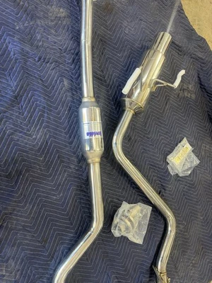 Invidia N1 Street 3" Cat back Exhaust Titanium Tip 08-14 Subaru WRX STI Sedan - Image 1 of 3