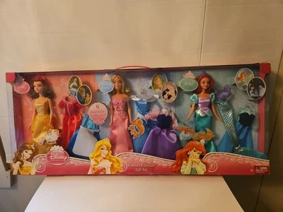 Disney Princess Forever Fairytale Set Dolls, 9 dresses Belle Ariel Aurora NEW - Image 1 of 4