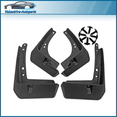 4Pcs Mud Flaps Splash Guards Mudflaps Mudguards For 2018-2021 Hyundai Accent - Image 1 of 4