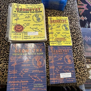 Teaching Textbooks Geometry -  Set - VERY GOOD CONDITION - Picture 1 of 9
