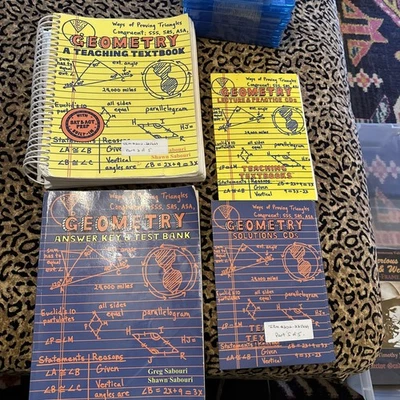 Teaching Textbooks Geometry -  Set - VERY GOOD CONDITION - Image 1 of 4