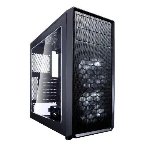 Fractal Design Focus G (Black) Gaming Case w/ Clear Window, ATX, 2 White LED Fan - Image 1 of 1