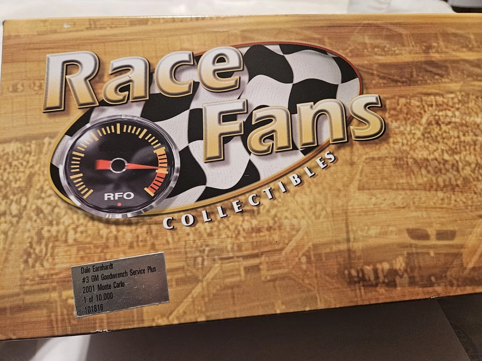 1/24 ACTION гонки болельщиков 2001 Монте-Карло #3 DALE EARHARDT GM Goodwrench 24KT золото - Изображение 1 из 4