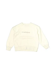 Zara Girls Ivory Sweatshirt 7 - Picture 1 of 2