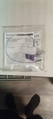 Juego de tubos de extensión de alimentación enteral McKesson Bolus para usar con perfil bajo Foto 1 de 4