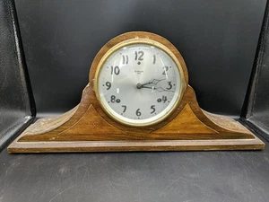 Antique Gilbert 1807 Mantle Desk Clock 20.3/4" X 9.5" X 5" Wood, Winstead Conn. - Picture 1 of 22