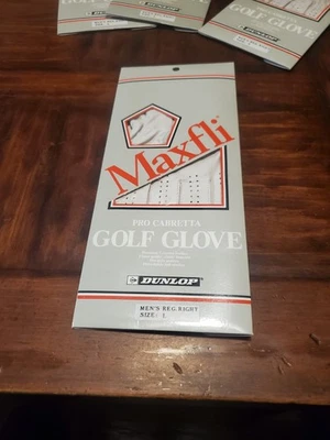 Lote De 6 Guantes De Golf Maxfli Dunlop Pro Cabretta De Colección Talla Grande AT&T Publicidad Foto 1 de 4