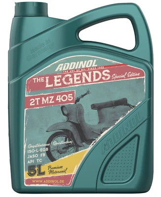 ADDINOL 5 L Mischöl Schwalbe MZ ETZ 150 250 Simson S51 S50 SR50 KR51 Motoröl KTM MZ 405