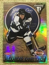2000-01 Titanium Draft Day ALEXANDER KHARITONOV Rookie Rc #/1000 Lightning