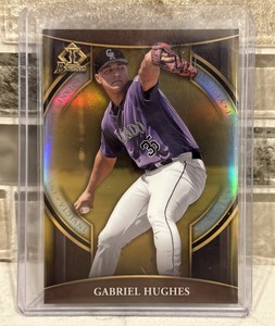 2023 Bowman Chrome Gabriel Hughes Invicta Gold Refractor /50